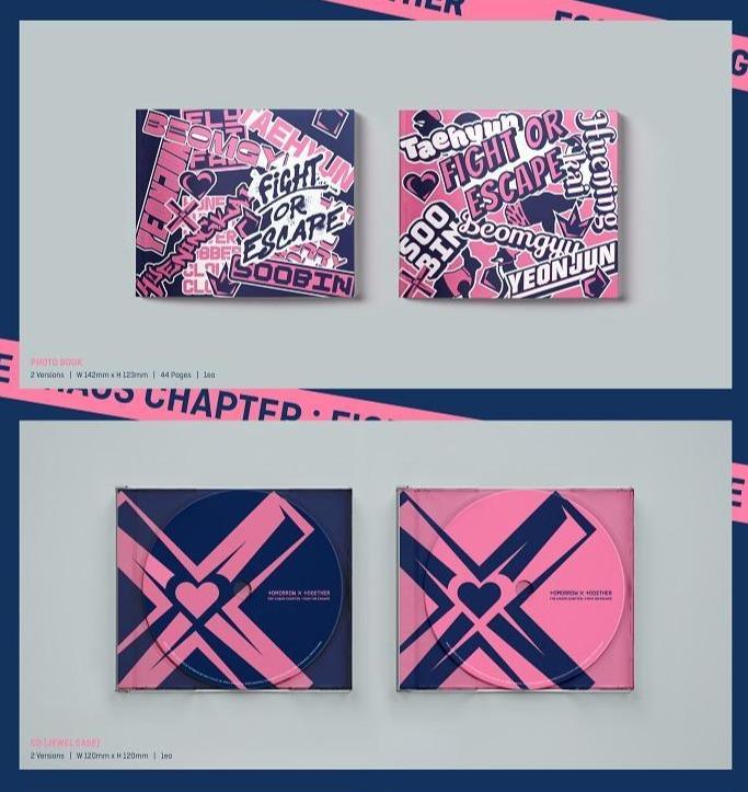 TXT(TOMORROW X TOGETHER) - Album FIGHT OR ESCAPE - Jewel Case - Image 3