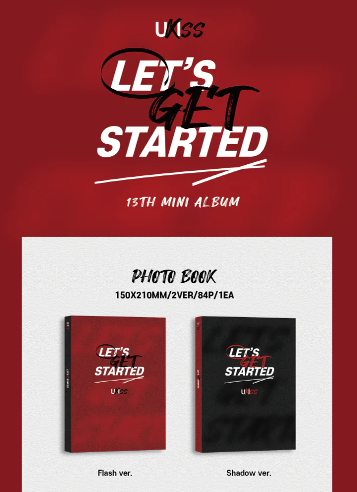 U-KISS - LET'S GET STARTED (13TH MINI ALBUM) - Image 2