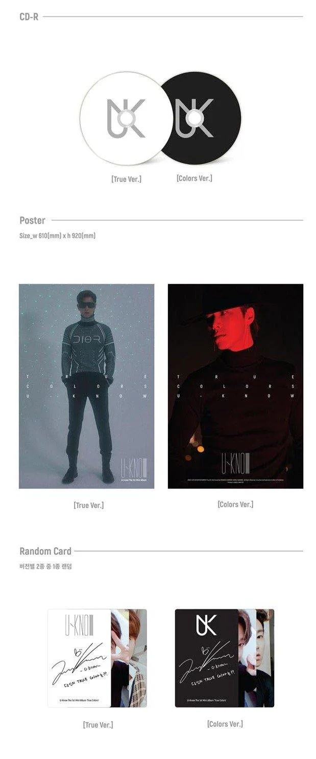 U-Know - 1st Mini [True Colors] (Random ver.) - Image 3