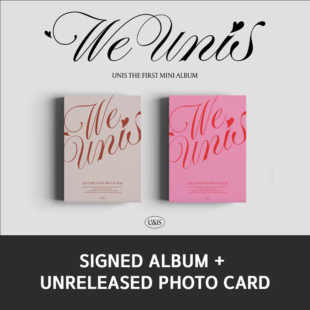 UNIS - WE UNIS (THE 1ST MINI ALBUM) PHOTOBOOK VER. SIGNED