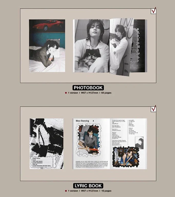 V (BTS) - LAYO(V)ER (1ST SOLO ALBUM) WEVERSE ALBUMS VER. - Image 3