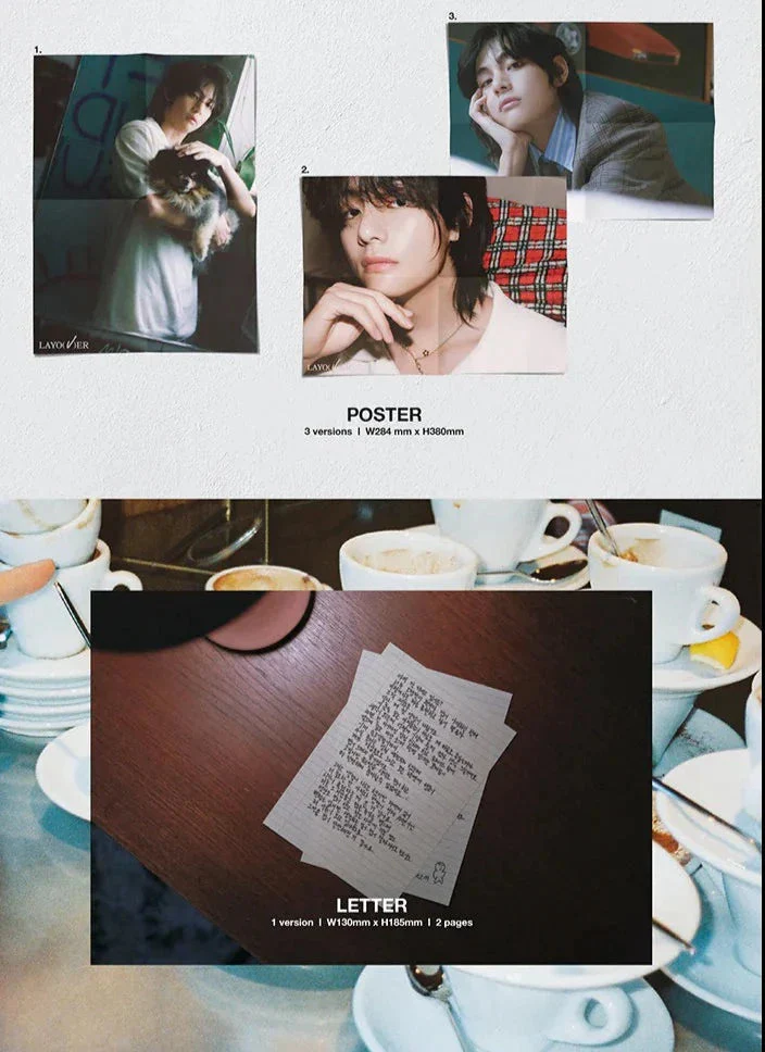 V (BTS) - LAYO(V)ER (1ST SOLO ALBUM) + Weverse Gift - Image 10
