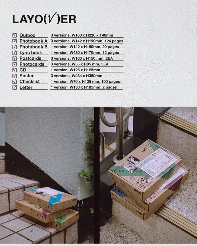 V (BTS) - LAYO(V)ER (1ST SOLO ALBUM) + Weverse Gift - Image 5