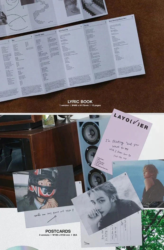 V (BTS) - LAYO(V)ER (1ST SOLO ALBUM) + Weverse Gift - Image 8