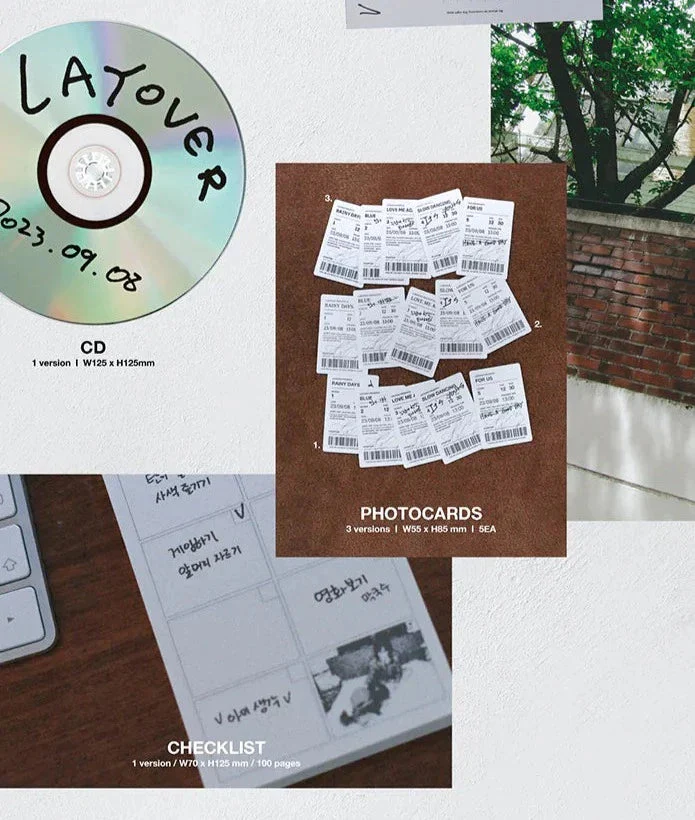 V (BTS) - LAYO(V)ER (1ST SOLO ALBUM) + Weverse Gift - Image 9