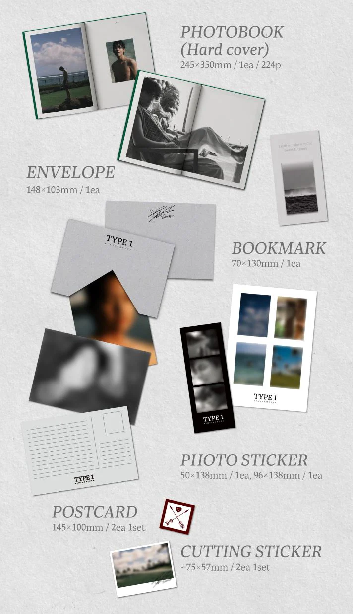 V (BTS) - 'TYPE 1' PHOTOBOOK - Image 3