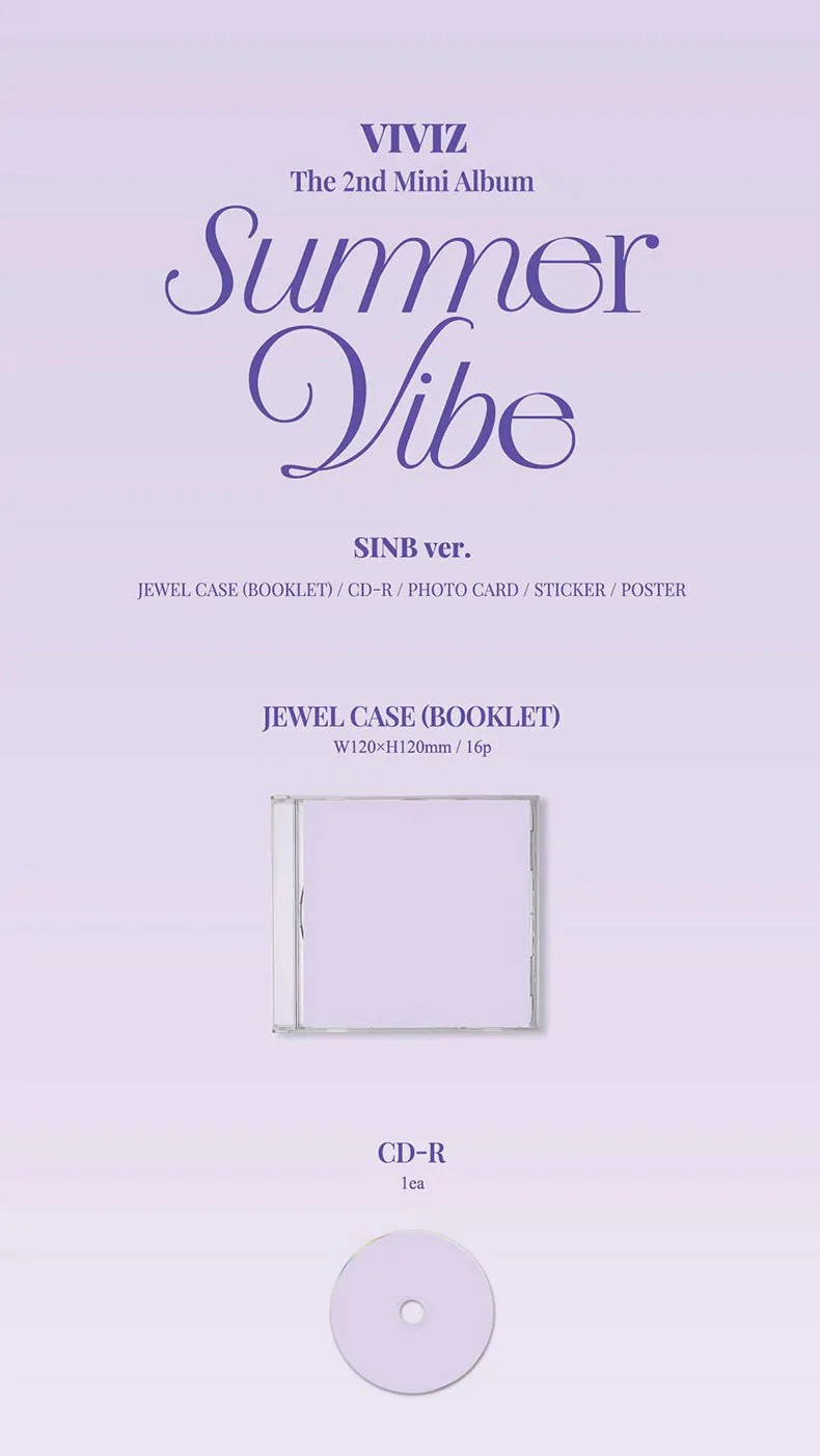 VIVIZ - 2ND MINI ALBUM SUMMER VIBE (JEWEL CASE) - Image 6