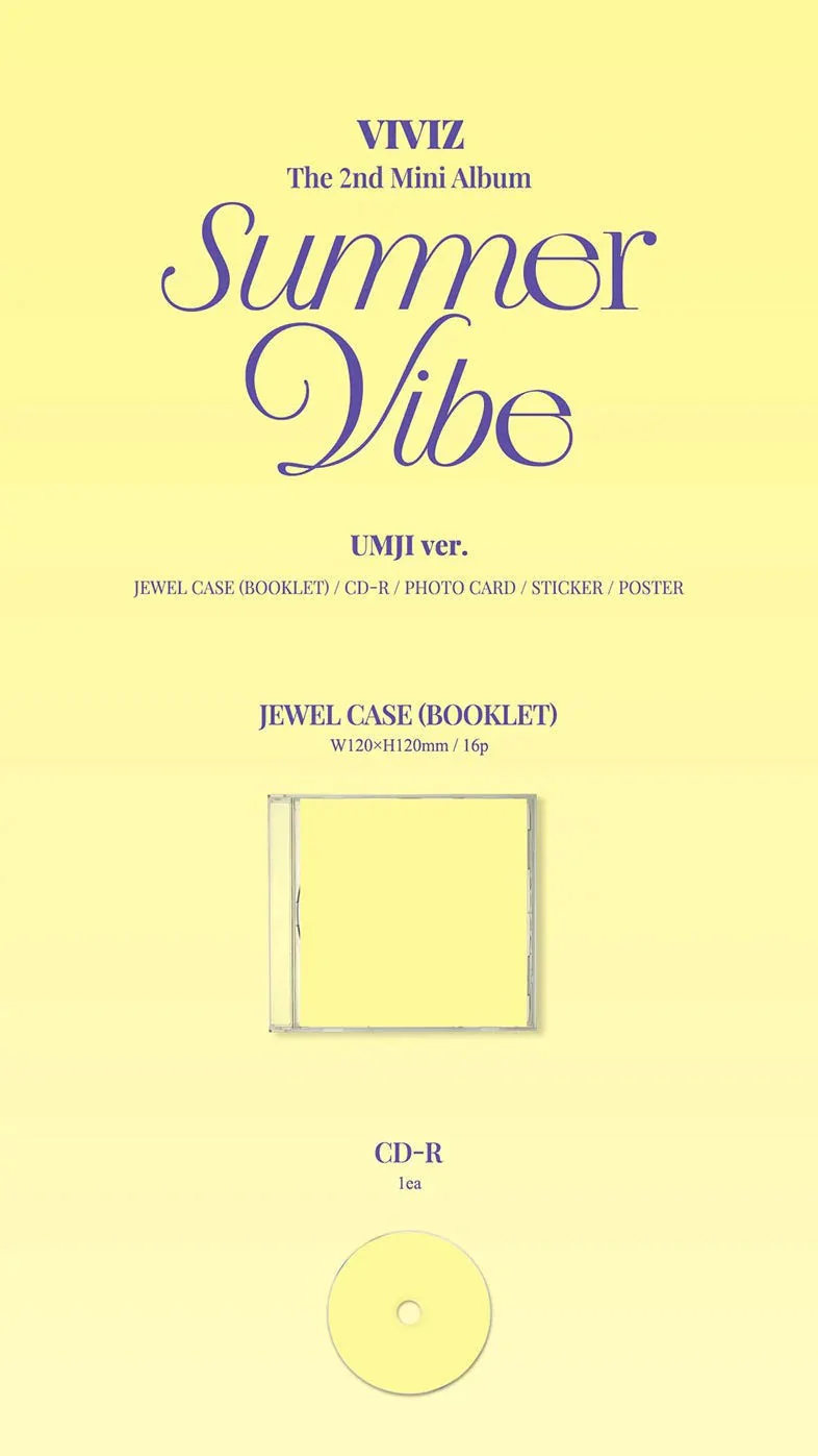 VIVIZ - 2ND MINI ALBUM SUMMER VIBE (JEWEL CASE) - Image 9
