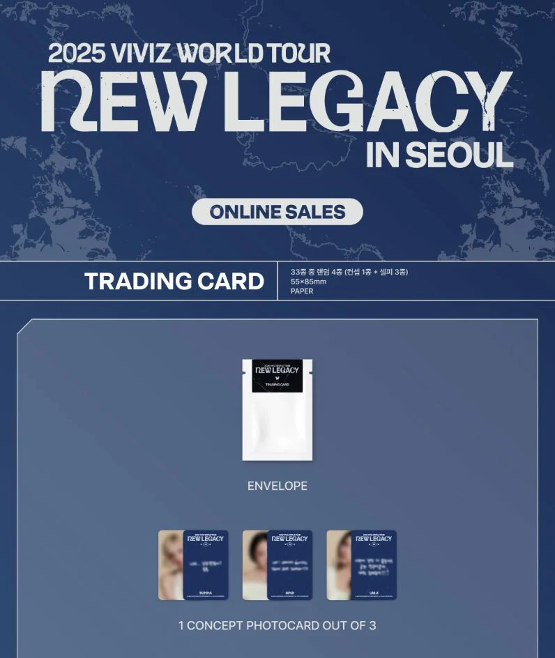 VIVIZ - TRADING CARD (2025 WORLD TOUR 'NEW LEGACY' IN SEOUL) - Image 2