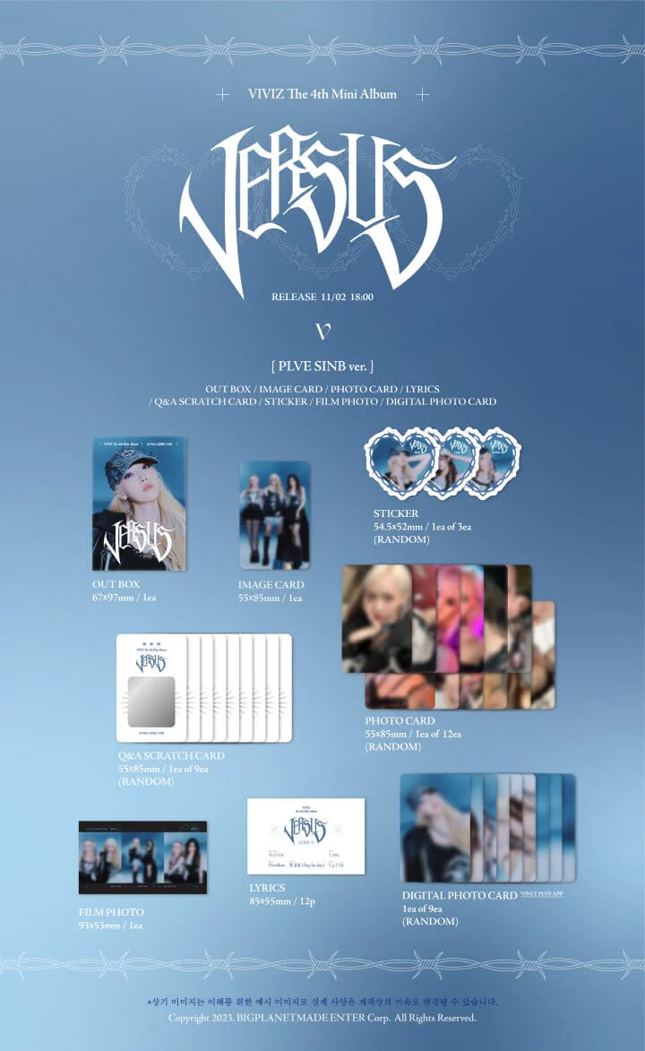 VIVIZ - VERSUS (4TH MINI ALBUM) PLVE VER. - Image 2