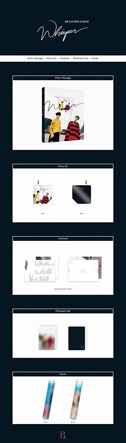 VIXX LR - WHISPER (2ND MINI ALBUM) KIHNO ALBUM - Image 2