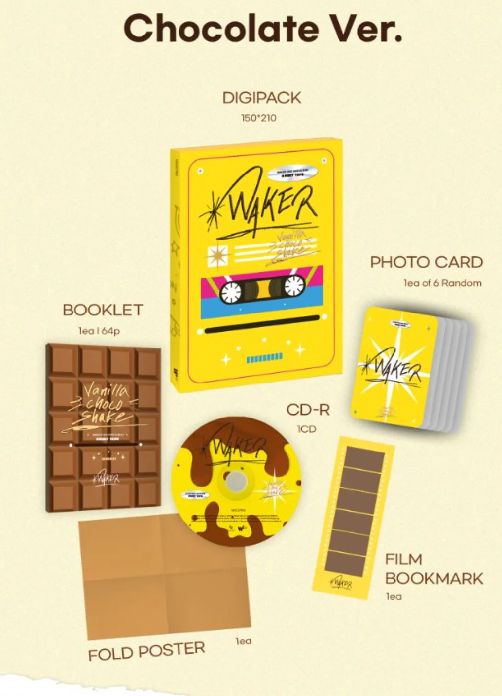 WAKER - SWEET TAPE (2ND MINI ALBUM) - Image 3