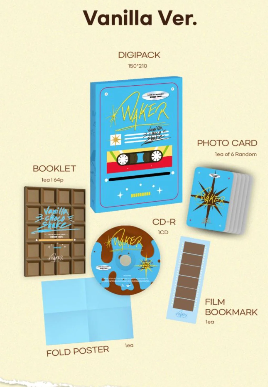 WAKER - SWEET TAPE (2ND MINI ALBUM) - Image 5