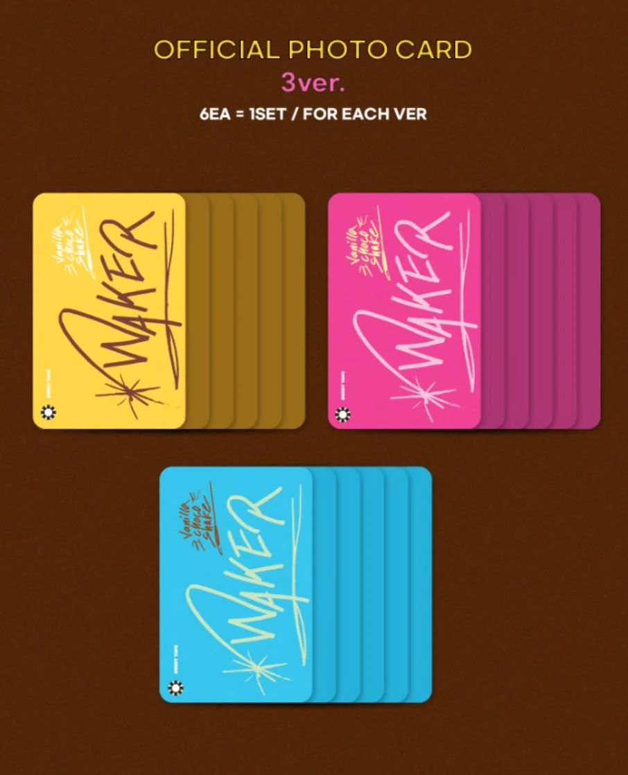 WAKER - SWEET TAPE (2ND MINI ALBUM) RISING CARD ALBUM - Image 6