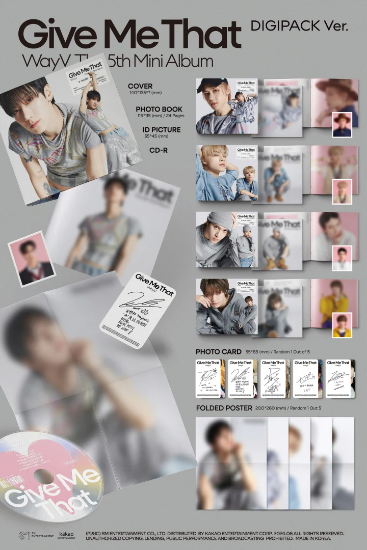 WAYV - GIVE ME THAT (5TH MINI ALBUM) DIGIPACK VER. - Image 2