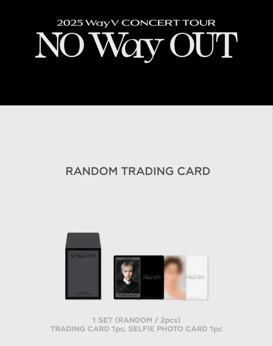 WAYV - RANDOM TRADING CARD (2025 CONCERT TOUR 'NO WAY OUT') - Image 2