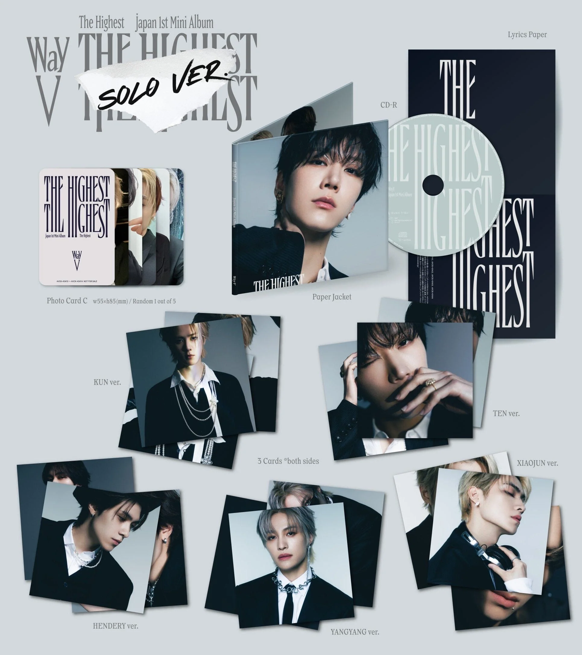 WAYV - THE HIGHEST (JAPAN 1ST MINI ALBUM) LIMITED SOLO - Image 2