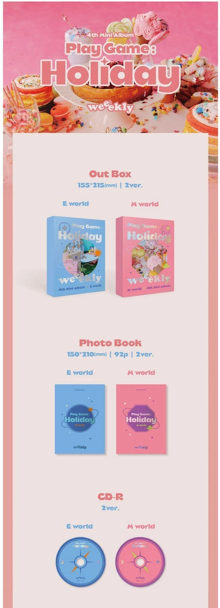 Weeekly - 4th Mini Album Play Game: Holiday - Image 4