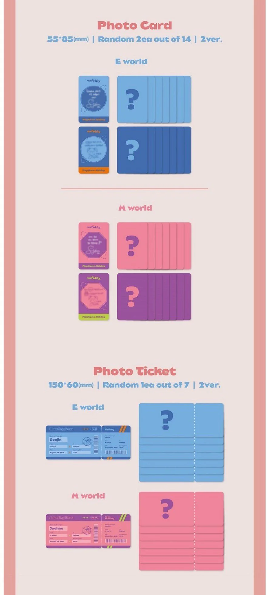 Weeekly - 4th Mini Album Play Game: Holiday - Image 5