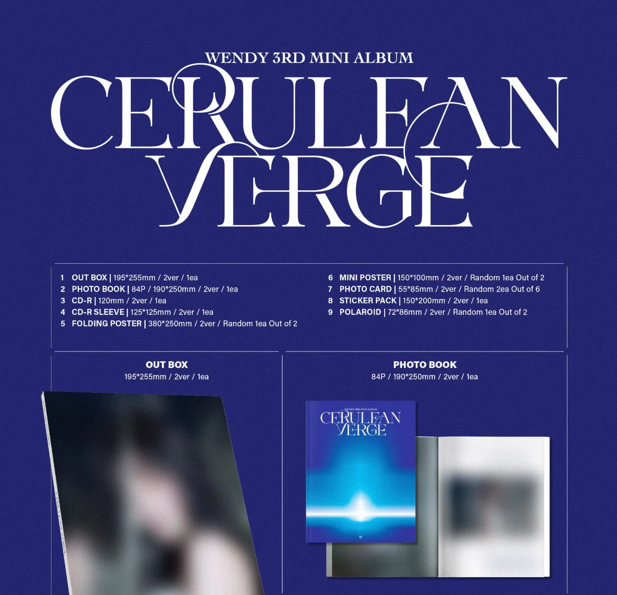 WENDY (RED VELVET) - CERULEAN VERGE (PHOTOBOOK VER.) - Image 2