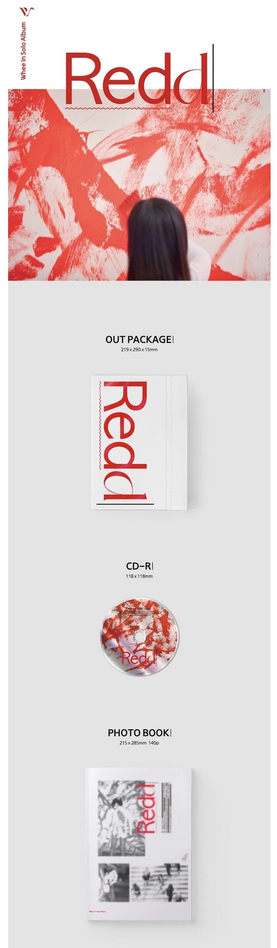 Whee In - 1st Mini[Redd] - Image 2