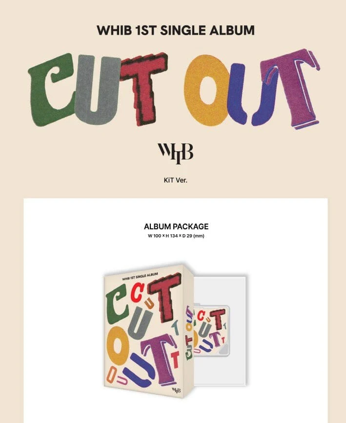 WHIB - CUT OUT (1ST SINGLE ALBUM) KIT ALBUM - Image 2