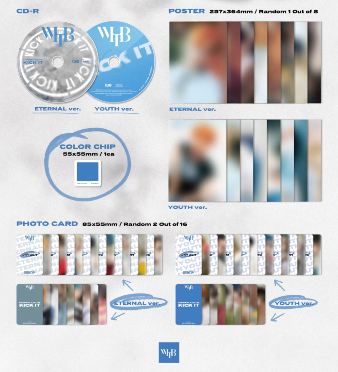 WHIB - ETERNAL YOUTH : KICK IT (2ND SINGLE ALBUM) - Image 4