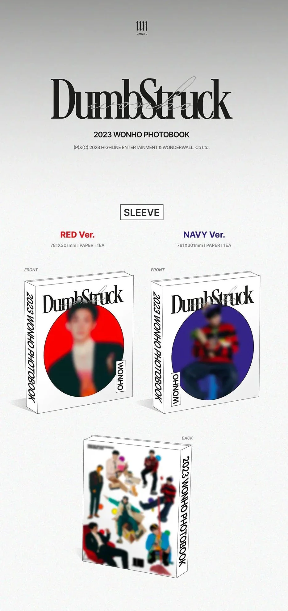 WONHO - 2023 WONHO PHOTOBOOK 'DUMBSTRUCK' - Image 4