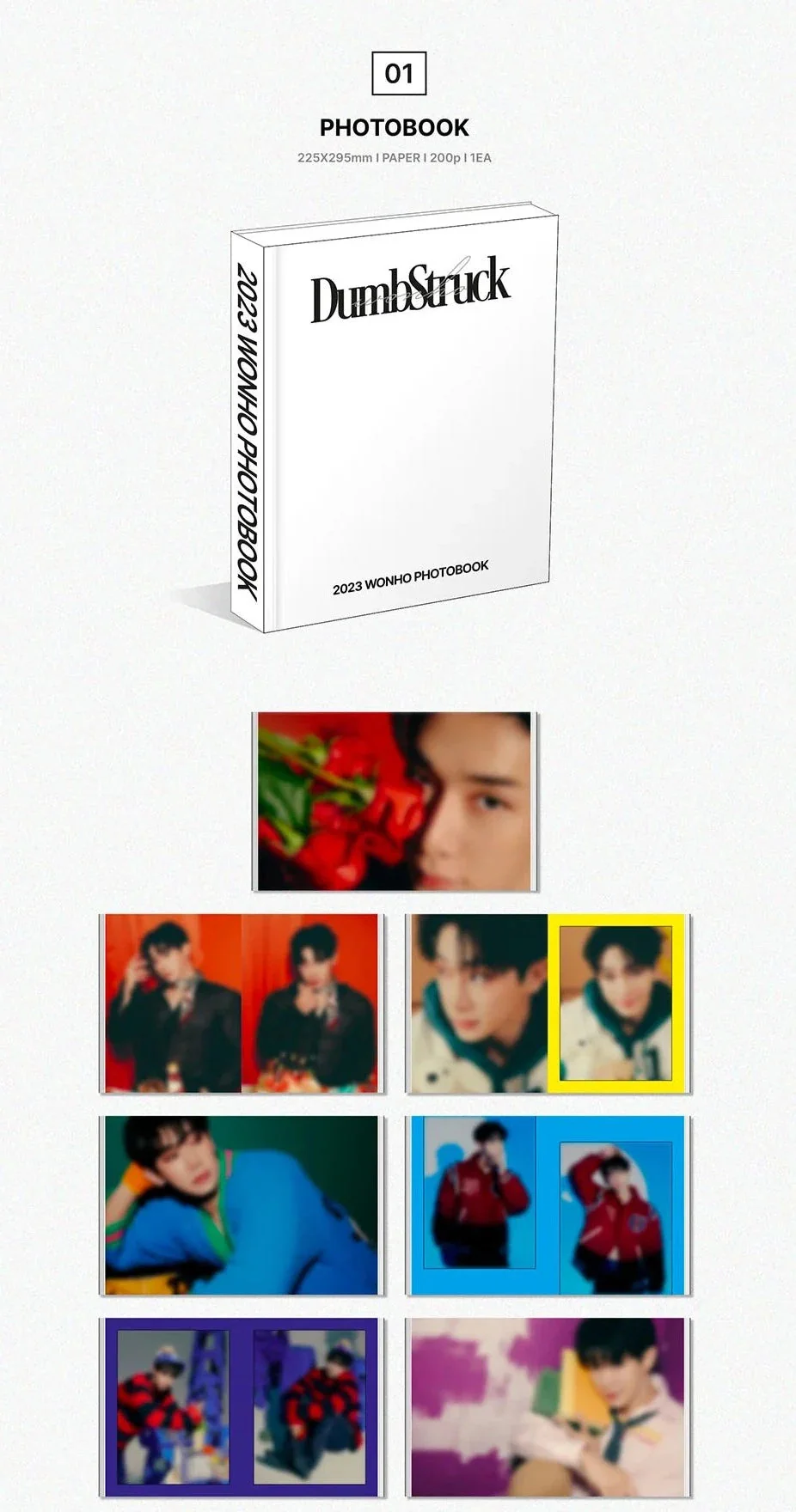 WONHO - 2023 WONHO PHOTOBOOK 'DUMBSTRUCK' - Image 5
