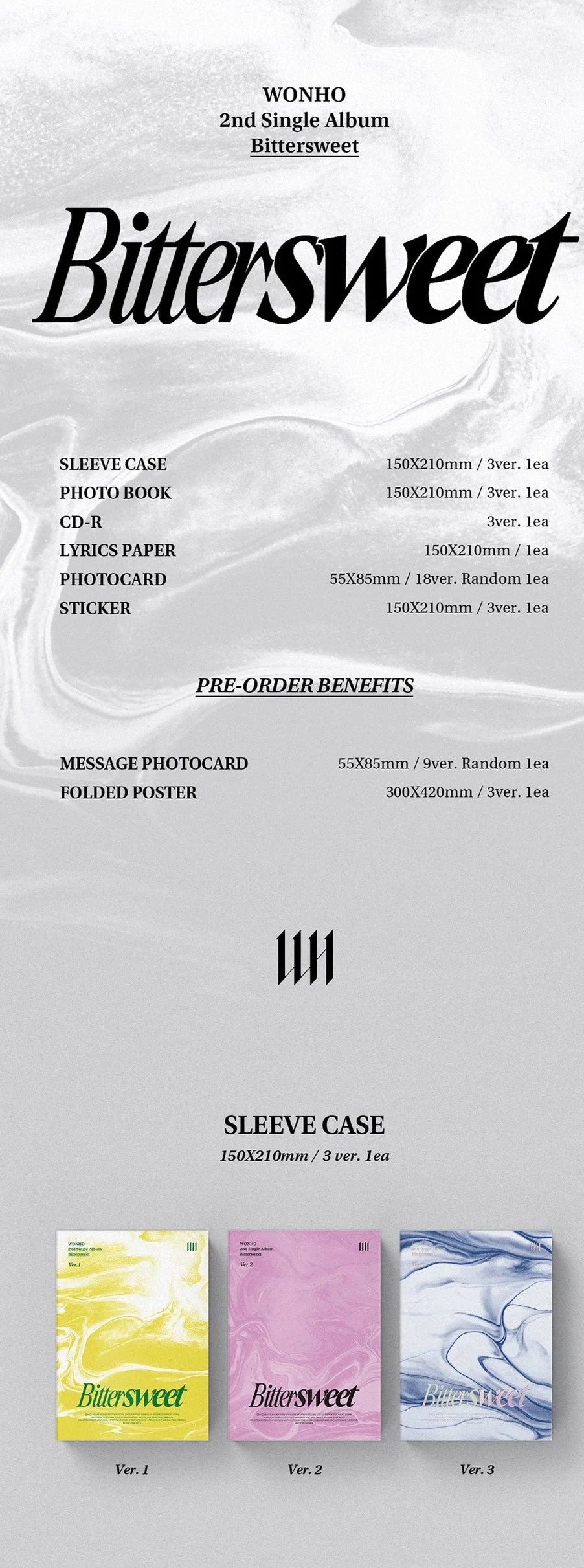 WONHO - BITTERSWEET(2ND SINGLE ALBUM) - Image 2