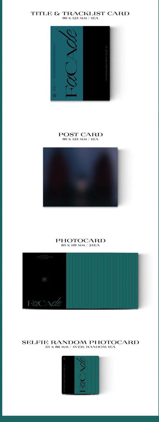 WONHO Mini Album Vol. 3 - FACADE (Kit Album) - Image 3