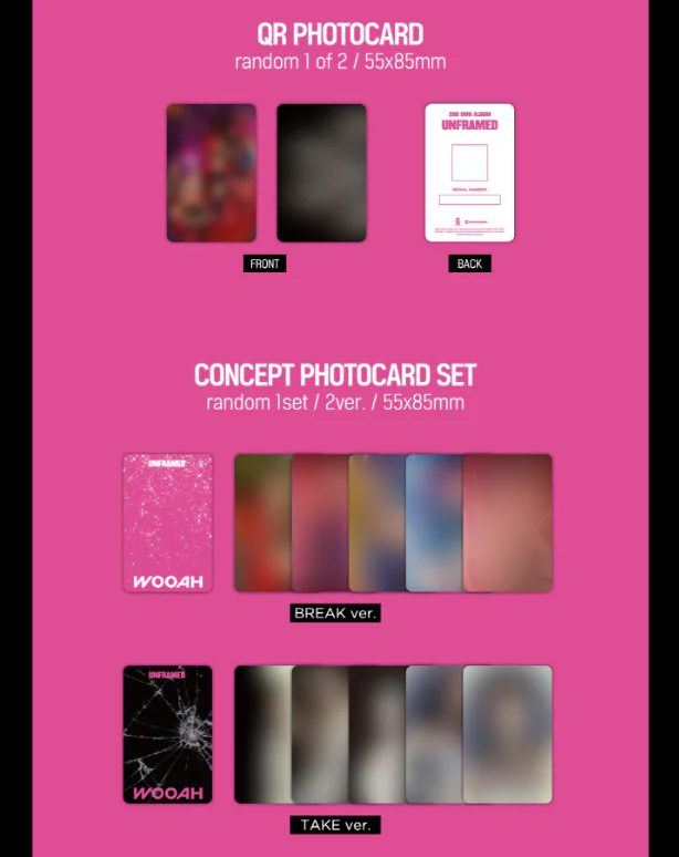 WOOAH - UNFRAMED (2ND MINI ALBUM) STAYG ALBUMS VER. - Image 3