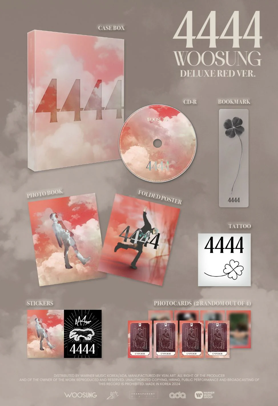 WOOSUNG (THE ROSE) - 4444 (DELUXE VER.) - Image 3