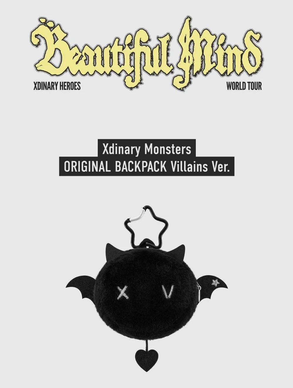 XDINARY HEROES - BACKPACK VILLAINS VER. (WORLD TOUR 'BEAUTIFUL MIND' IN SEOUL OFFICIAL MD) - Image 2