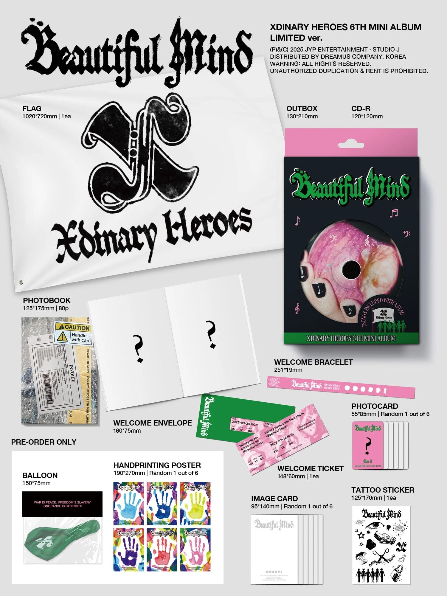 XDINARY HEROES - BEAUTIFUL MIND (LIMITED VER.) - Image 2