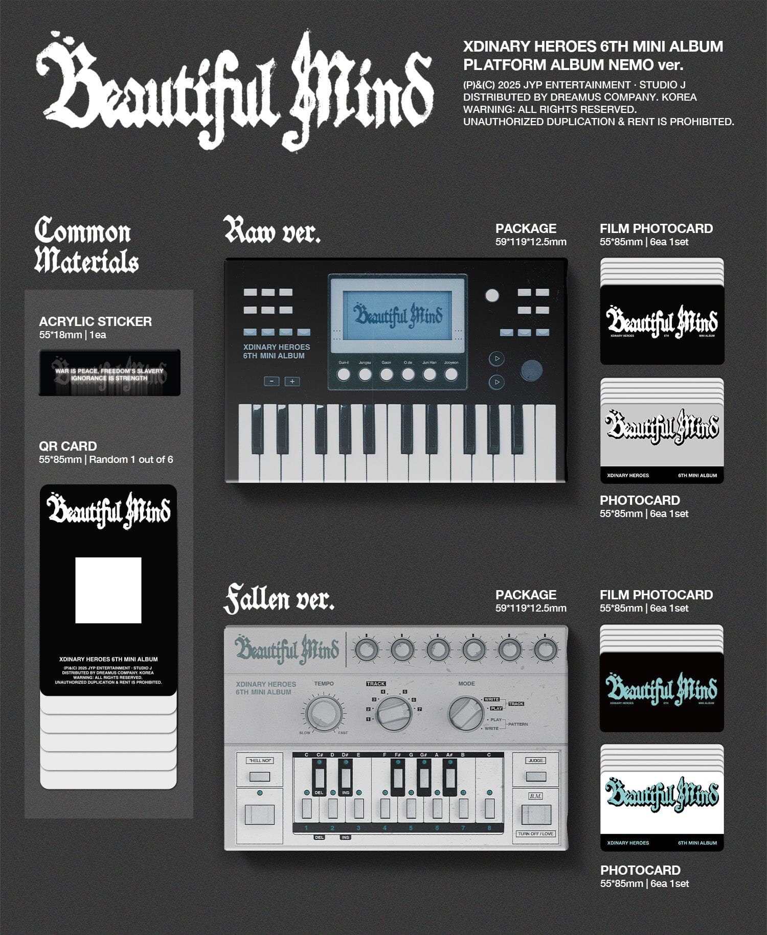 XDINARY HEROES - BEAUTIFUL MIND (PLATFORM ALBUM NEMO VER.) - Image 2