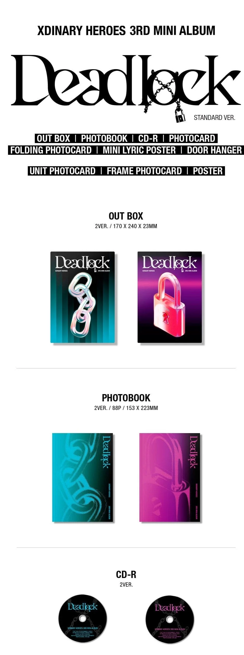 Xdinary Heroes - Deadlock (3rd Mini Album) - Image 2