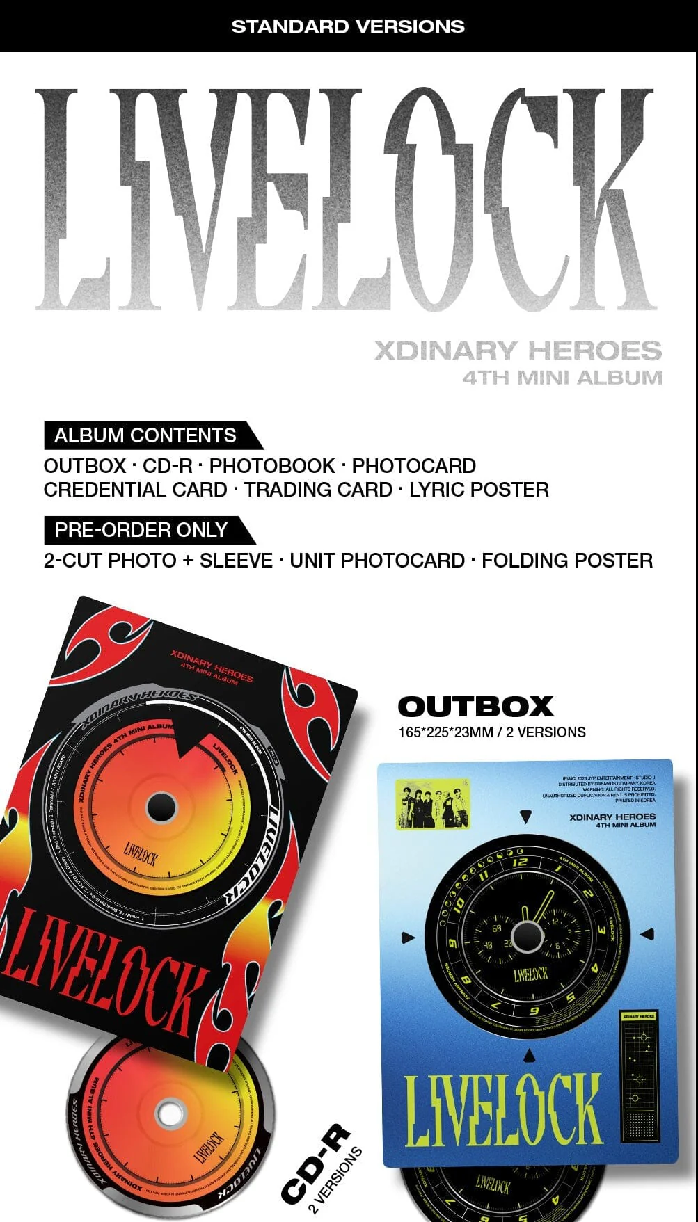 XDINARY HEROES – LIVELOCK (4TH MINI ALBUM) STANDARD VER. - Image 2