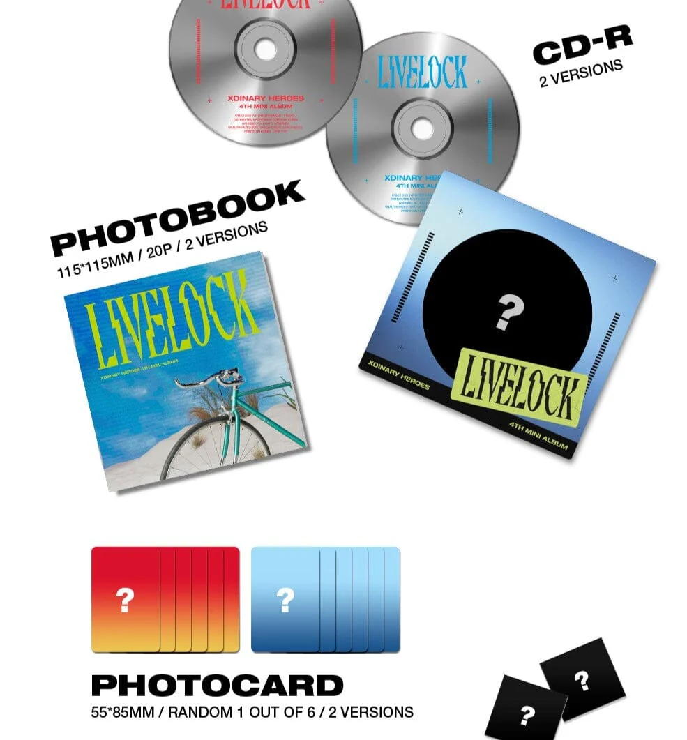 XDINARY HEROES – LIVELOCK (4TH MINI ALBUM) DIGIPACK VER. - Image 3