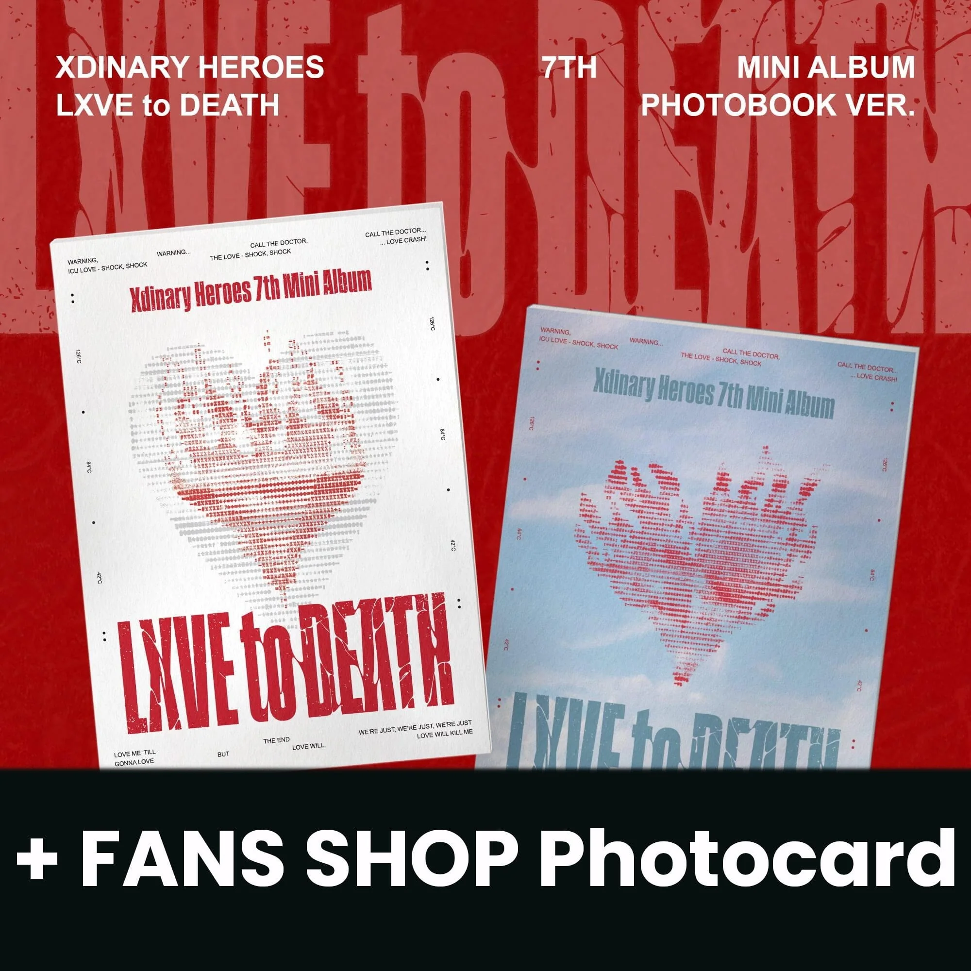 XDINARY HEROES - LXVE TO DEATH + FANS SHOP Photocard