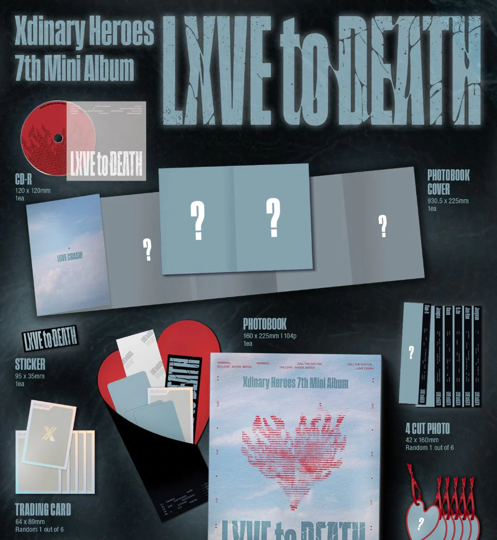 XDINARY HEROES - LXVE TO DEATH + FANS SHOP Photocard - Image 5