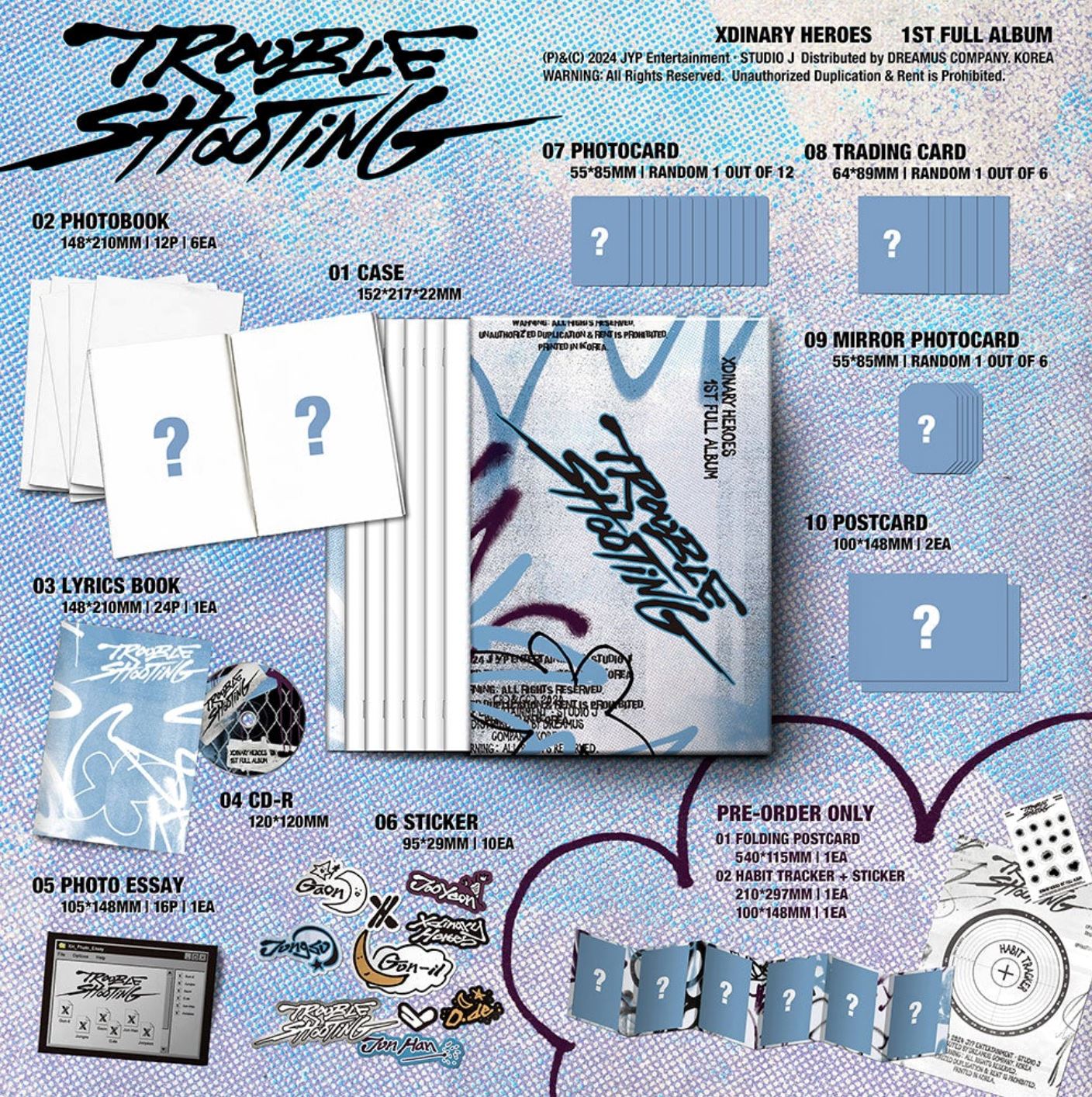 XDINARY HEROES - TROUBLESHOOTING (1ST FULL ALBUM) - Image 2