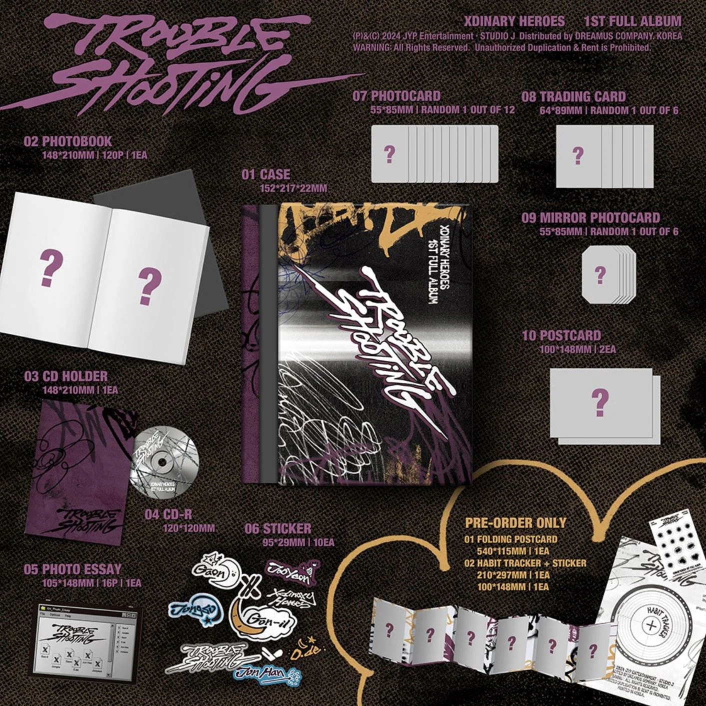 XDINARY HEROES - TROUBLESHOOTING (1ST FULL ALBUM) - Image 3