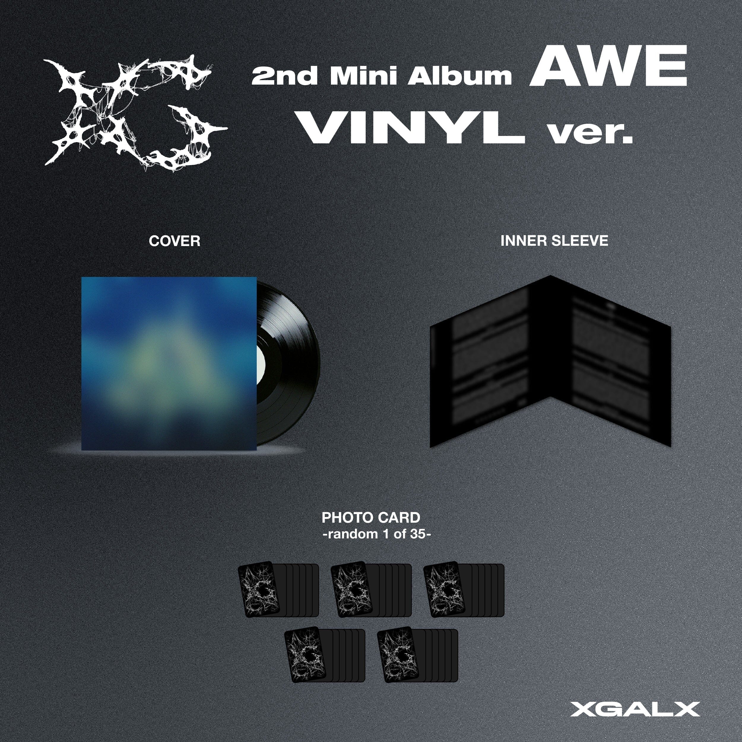 XG - AWE (2ND MINI ALBUM) VINYL VER. + SOLO TRADING CARD - Image 2