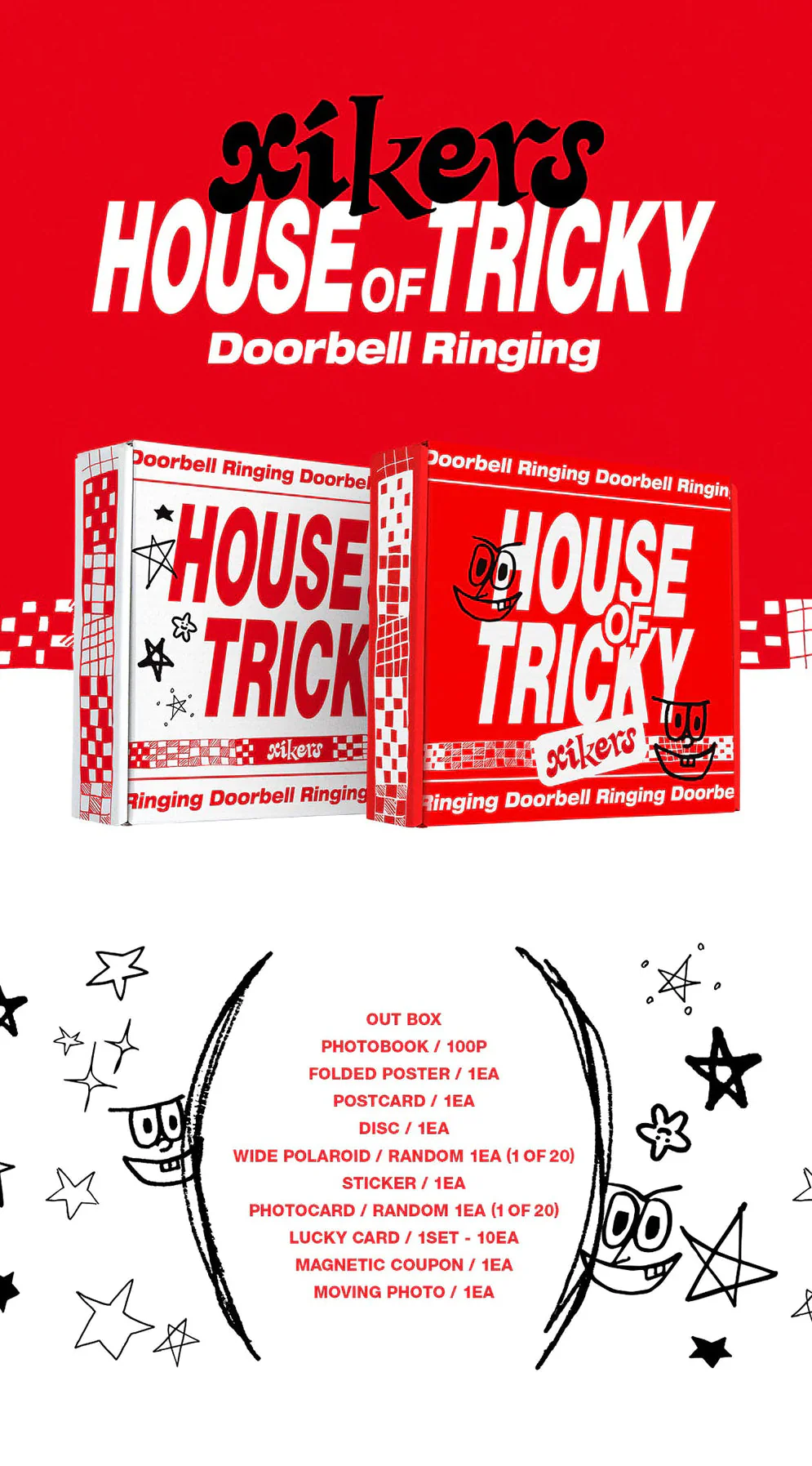 XIKERS - HOUSE OF TRICKY DOORBELL RINGING (1ST MINI ALBUM) - Image 4