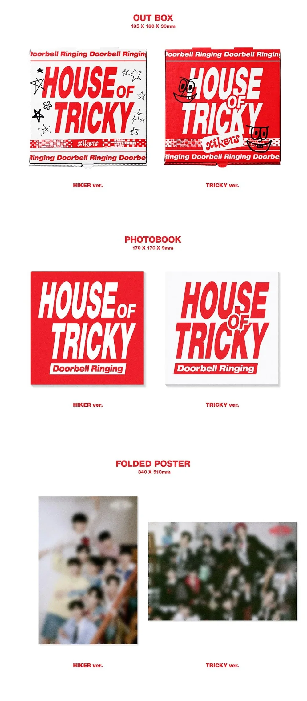 XIKERS - HOUSE OF TRICKY DOORBELL RINGING (1ST MINI ALBUM) - Image 6