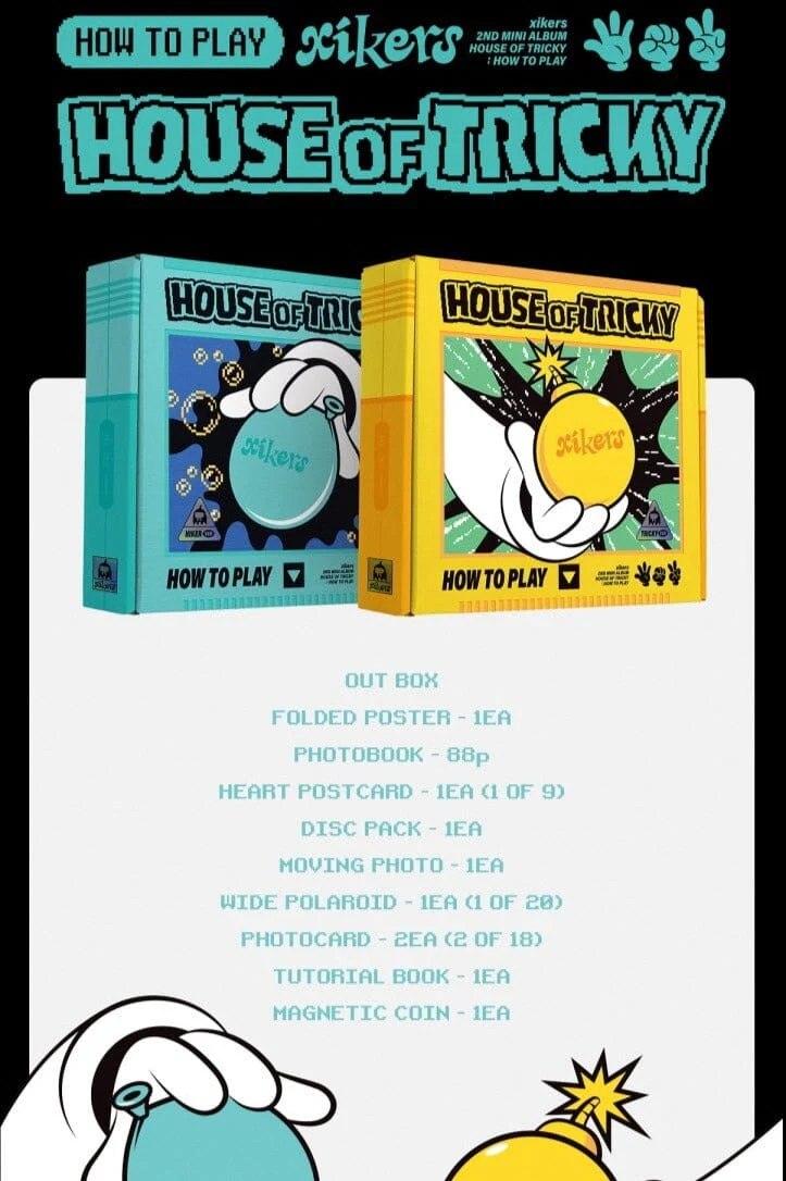 XIKERS - HOUSE OF TRICKY HOW TO PLAY (2ND MINI ALBUM) - Image 2