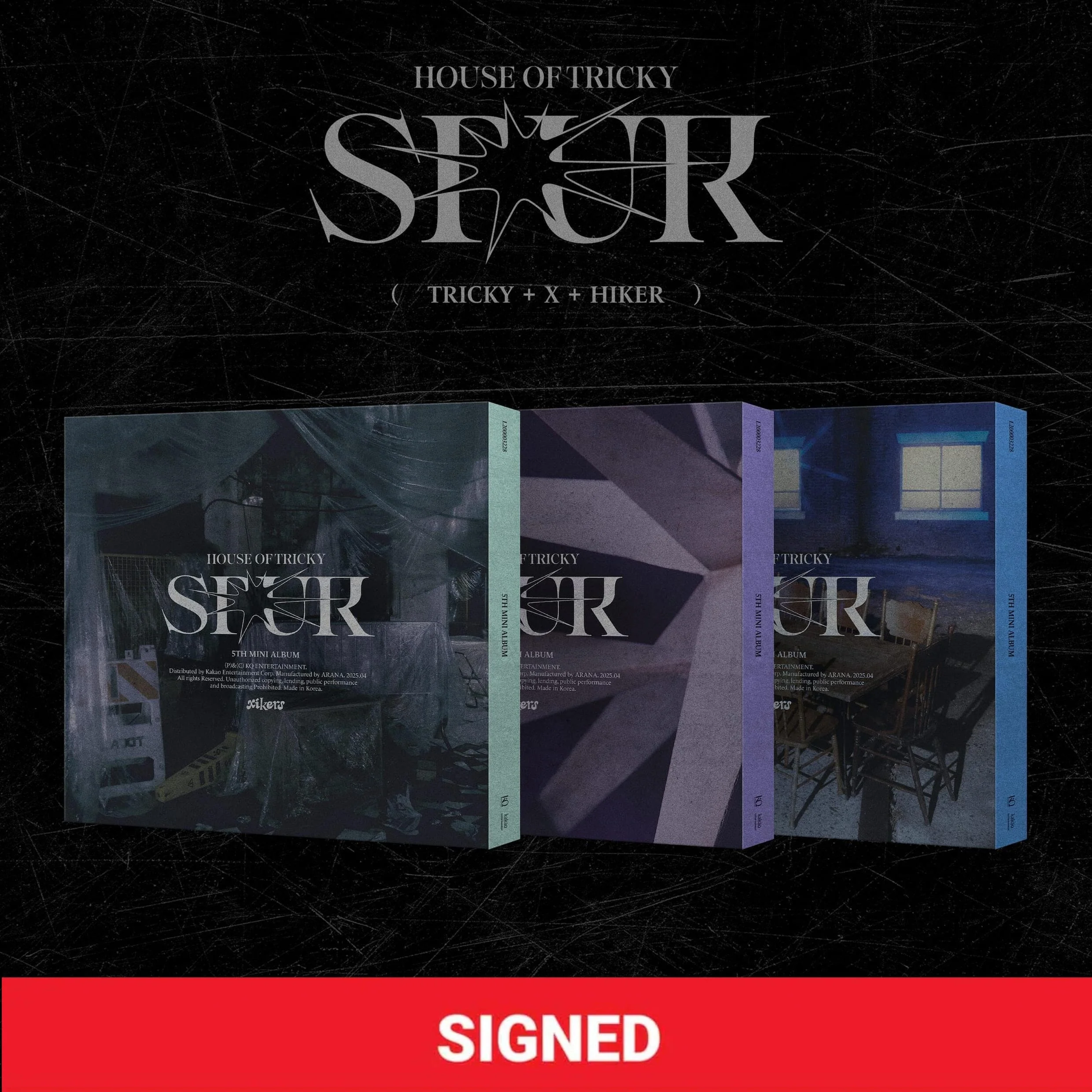 XIKERS - HOUSE OF TRICKY : SPUR (SIGNED)