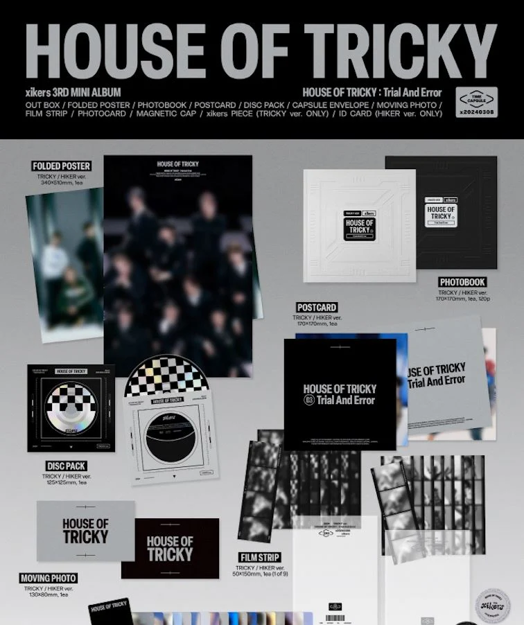 XIKERS - HOUSE OF TRICKY : TRIAL AND ERROR (3RD MINI ALBUM) SIGNED - Image 2