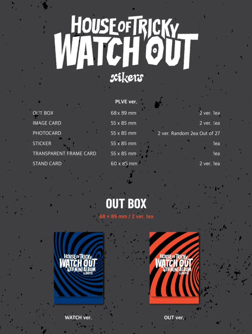 XIKERS - HOUSE OF TRICKY WATCH OUT (4TH MINI ALBUM) PLVE VER. - Image 2